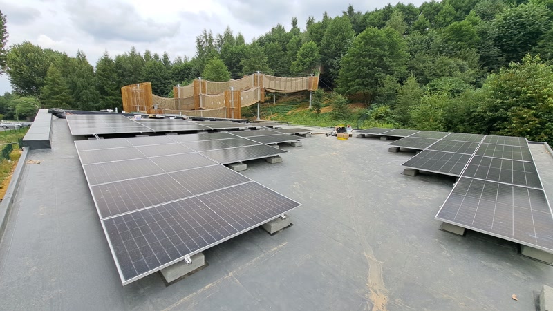 Fotowoltaika 40 kW na dachu hali w Gliwicach, instalacja komercyjna